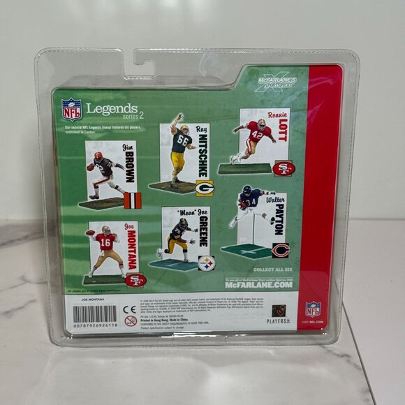 Joe Montana San Francisco 49ers McFarlane NFL Legends Series 2 – Red Jersey NIB - Picture 3 of 5
